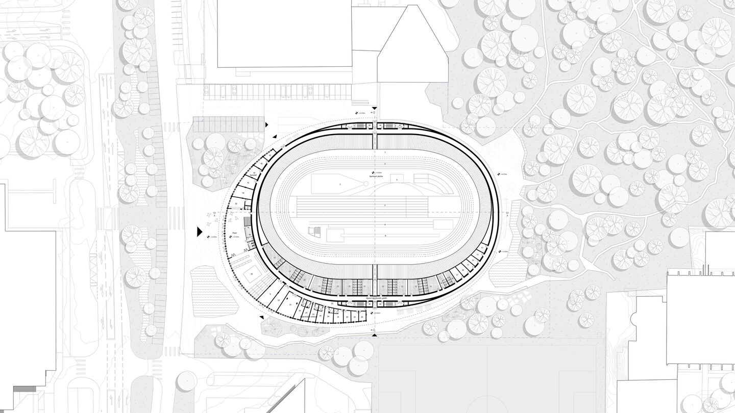 Velodrome Brno Groundfloor L