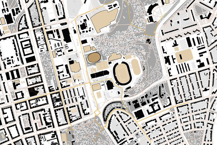 Velodrome Brno Siteplan overview SH