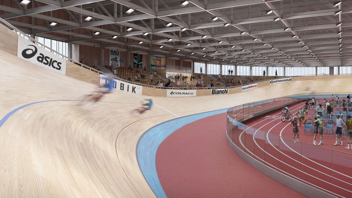 Velodrome Brno View interior L
