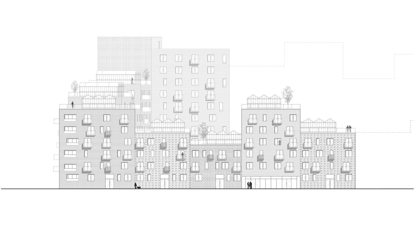 Hourbour Houses Elevation