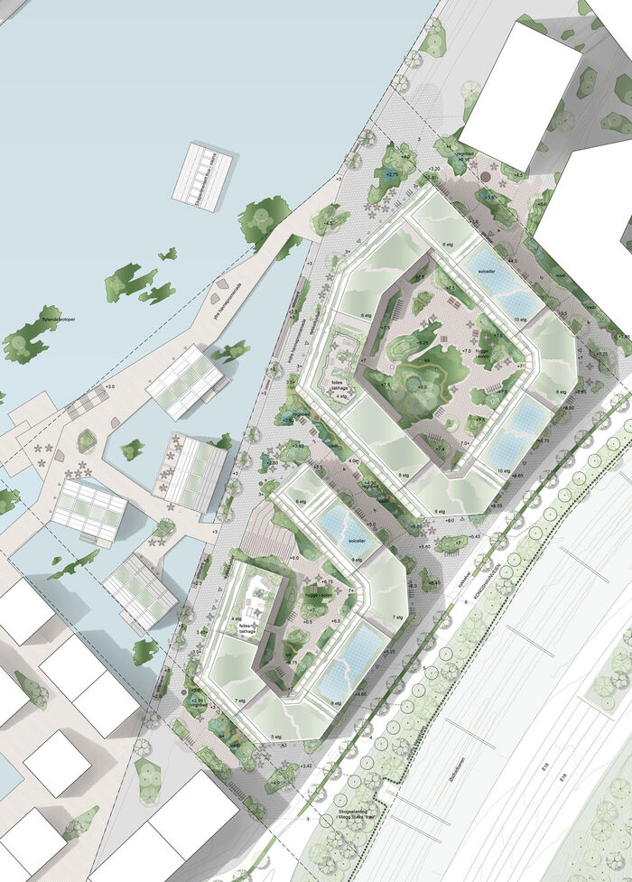 Gronlikaia siteplan