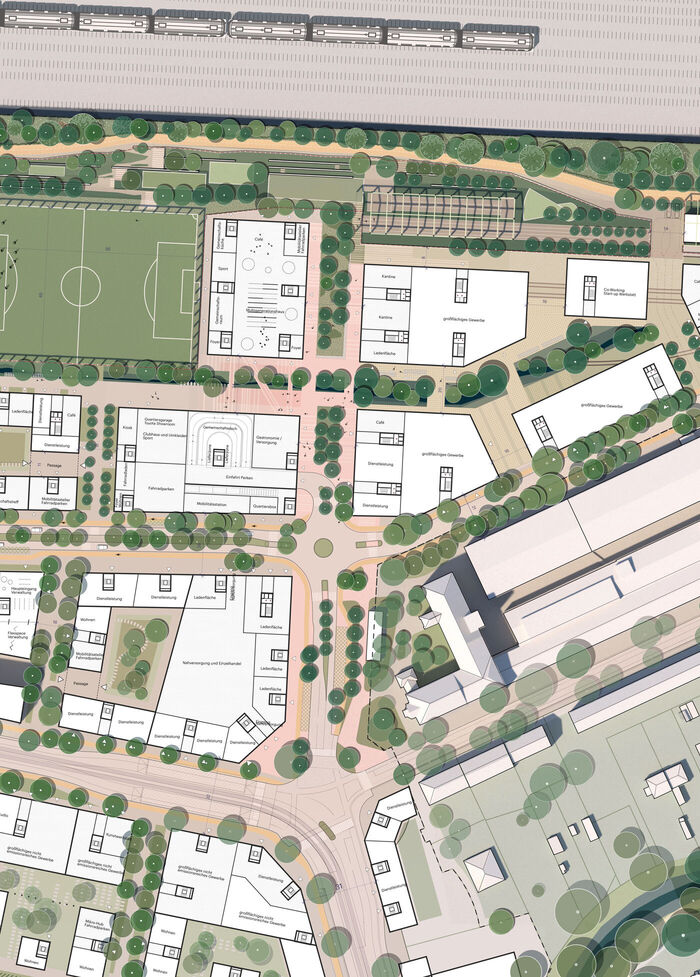 Kopenick Plan Zoom In from Brandenburgplatz ADEPT KB SH