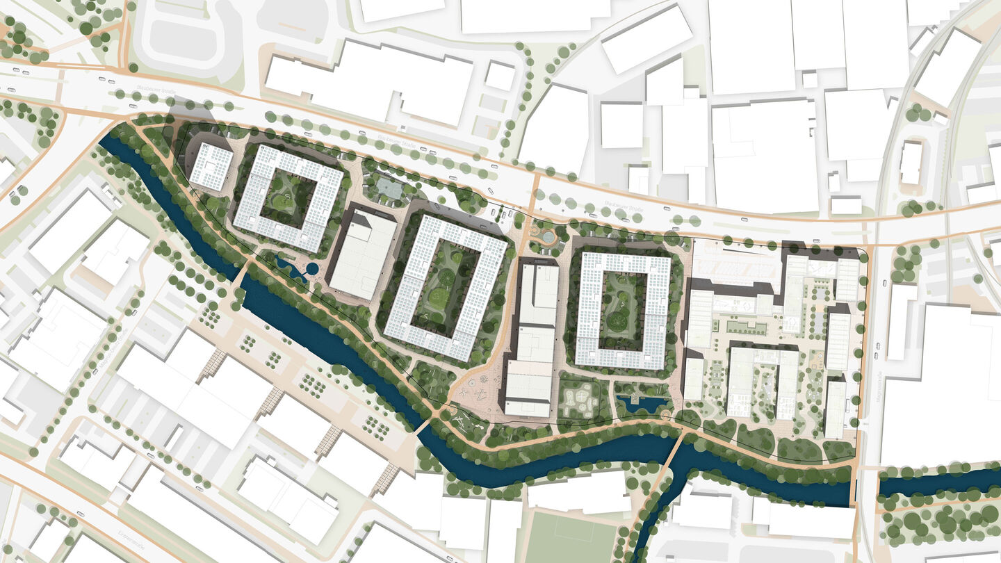 Blaustadt Ulm Site plan L